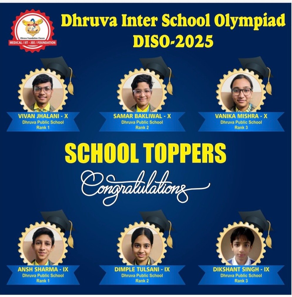 DISO 2025 School Toppers - Class IX & X School Champions